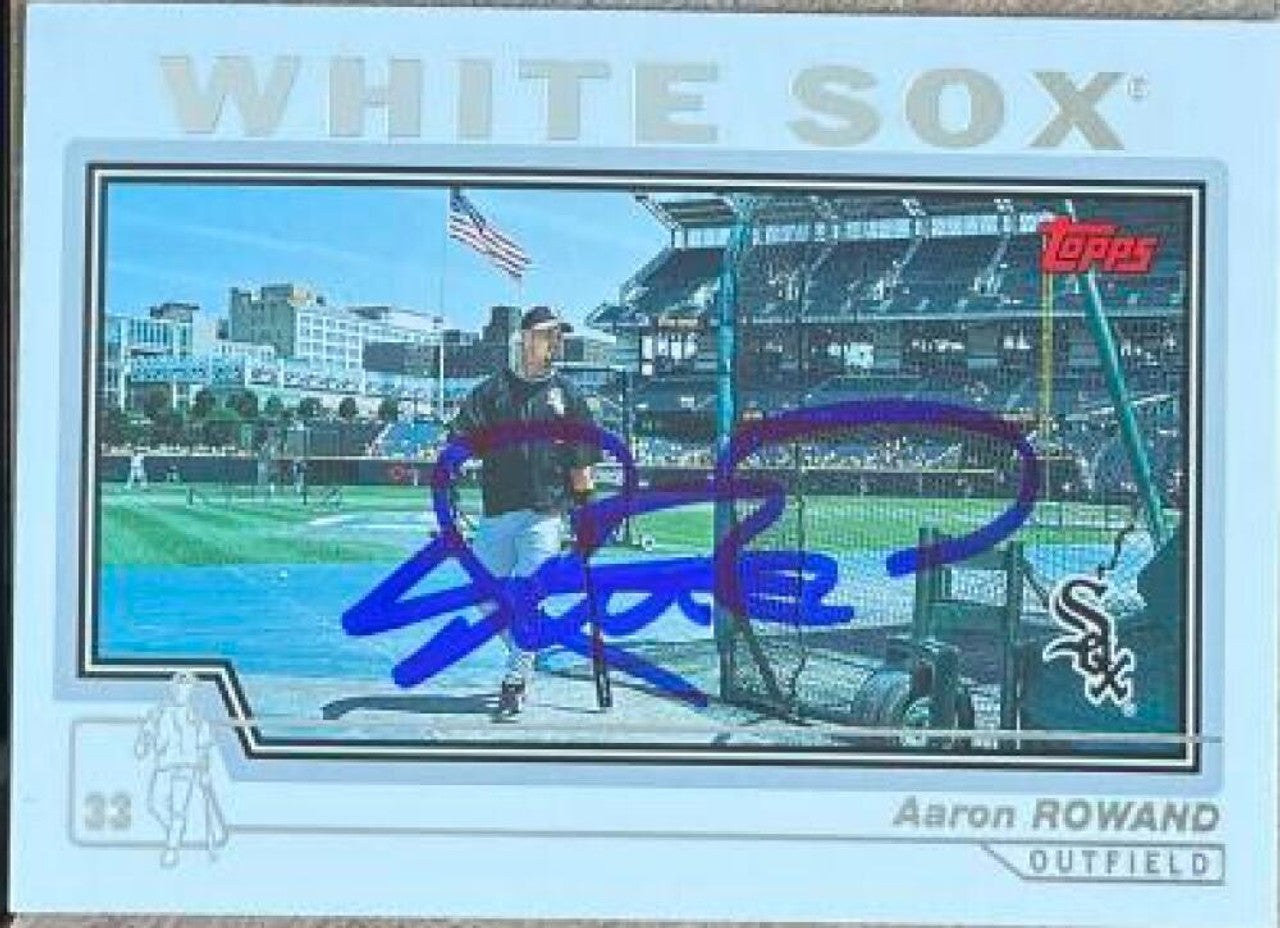 Aaron Rowand Signed 2004 Topps Baseball Card - Chicago White Sox