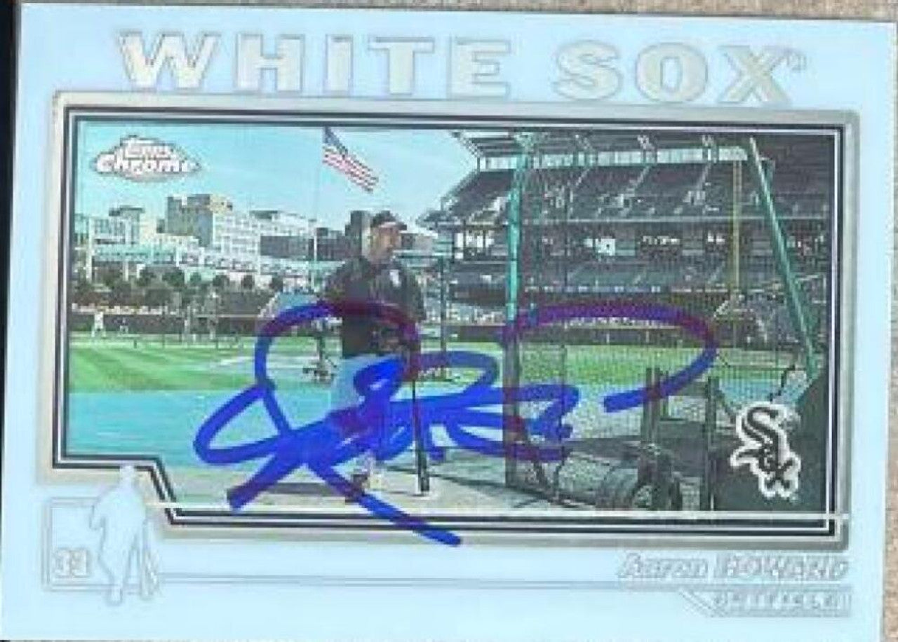 Aaron Rowand Signed 2004 Topps Chrome Baseball Card - Chicago White Sox