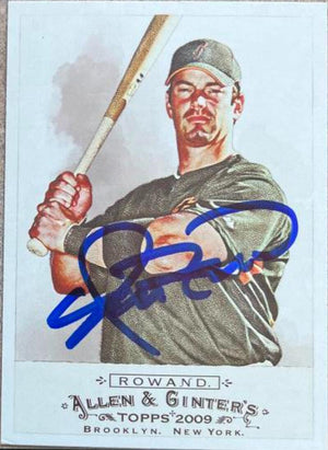 Aaron Rowand Signed 2009 Allen & Ginter Baseball Card - San Francisco Giants