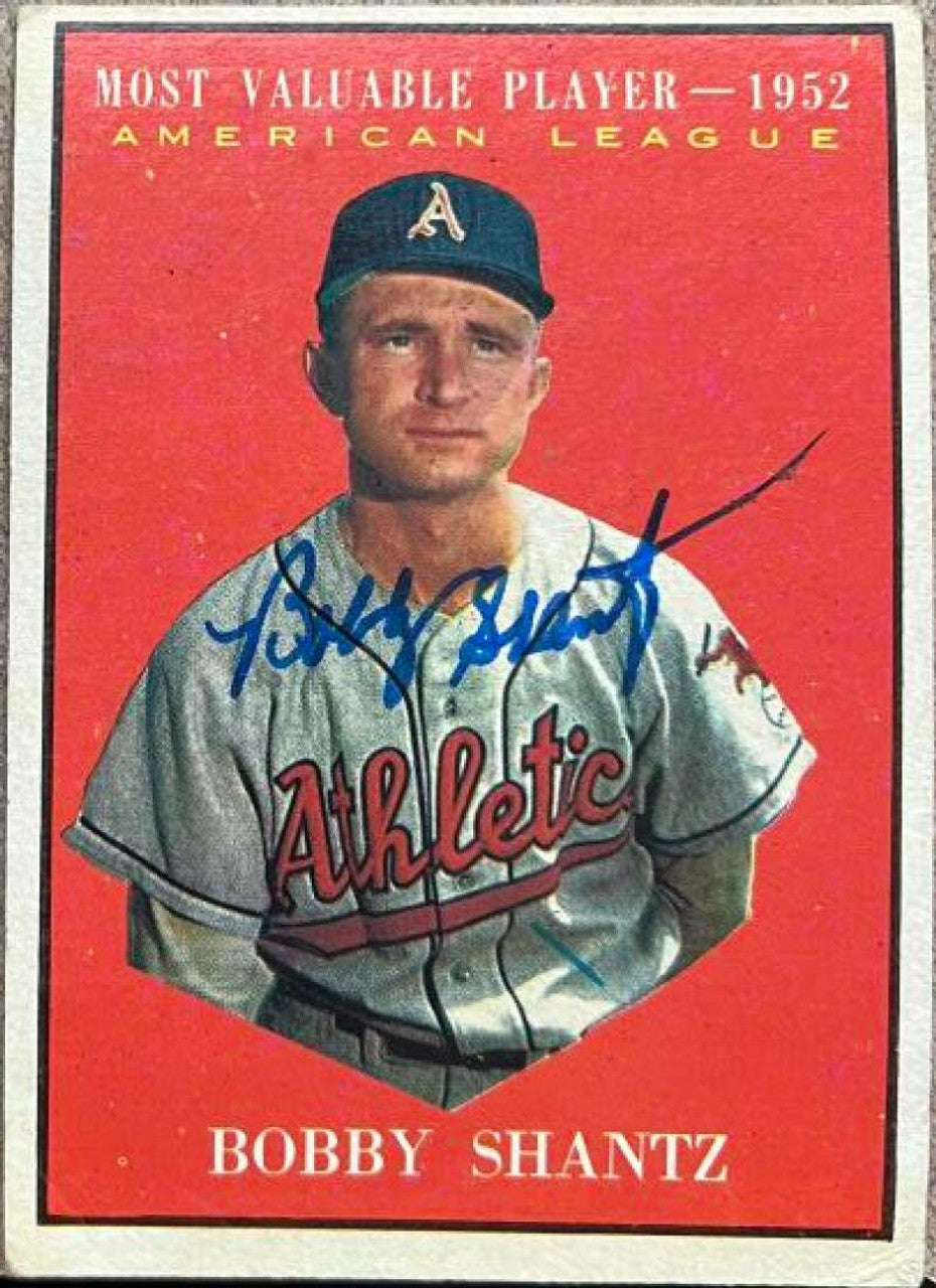 Bobby Shantz Signed 1961 Topps All-Star Baseball Card - New York Yankees