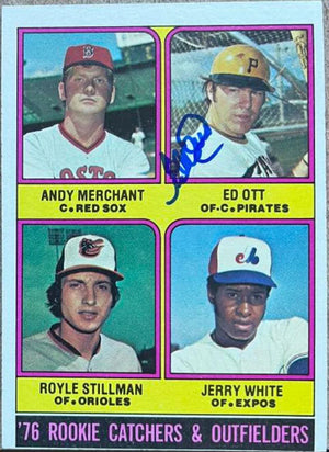 エド・オット サイン入り 1976 Topps ベースボールカード - ピッツバーグ パイレーツ