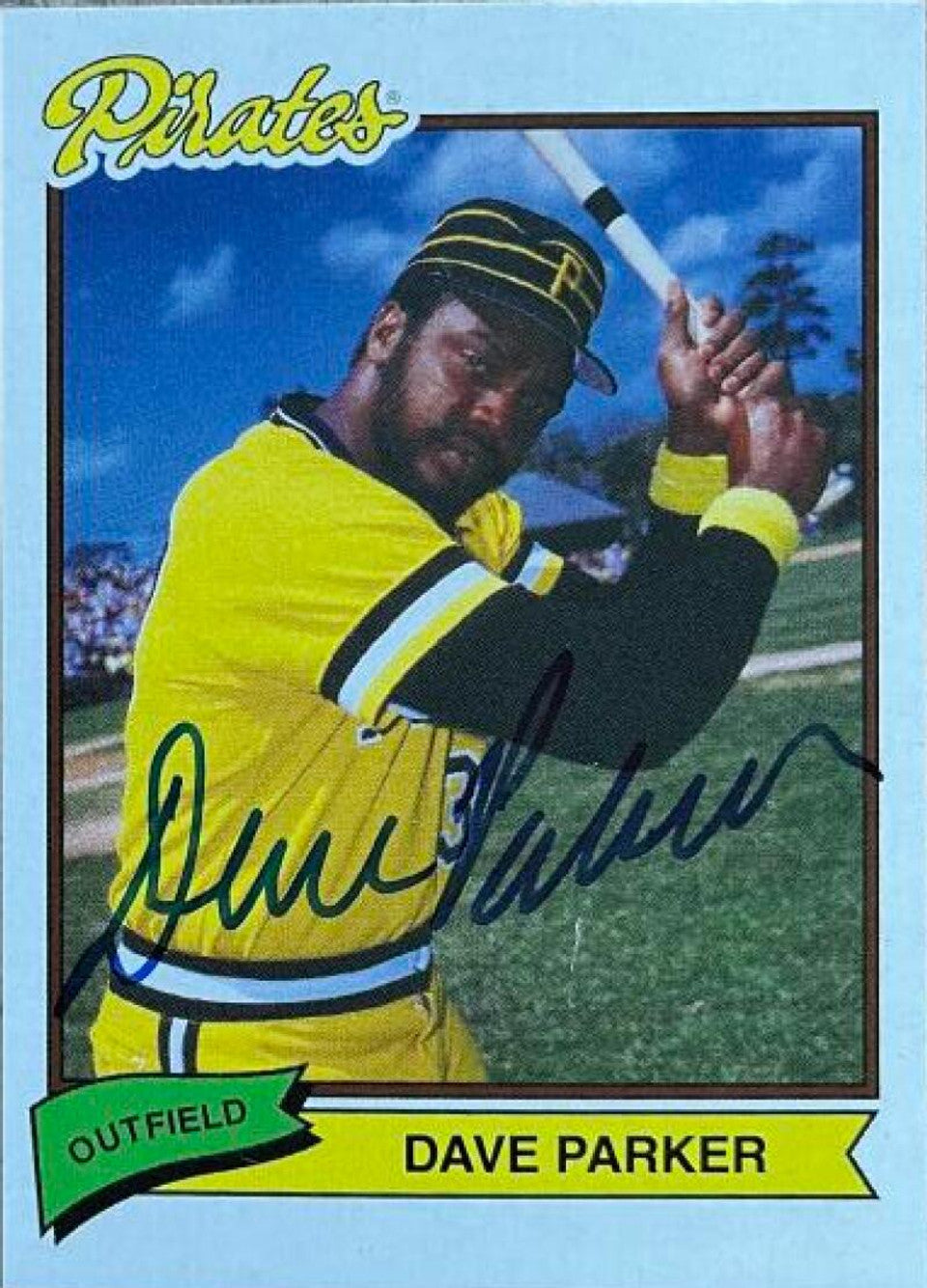 Dave Parker Signed 2020 Topps Super 70s Sports Baseball Card - Pittsburgh Pirates