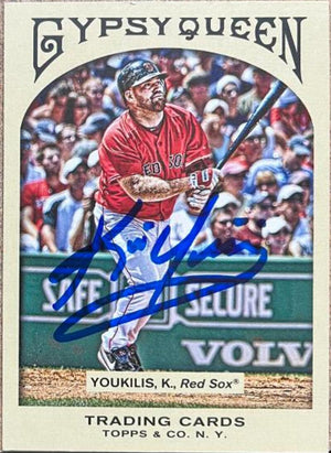 Kevin Youkilis Signed 2011 Topps Gypsy Queen Baseball Card - Boston Red Sox