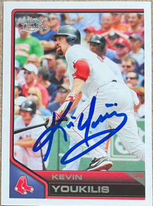 Kevin Youkilis Signed 2011 Topps Pristine Baseball Card - Boston Red Sox