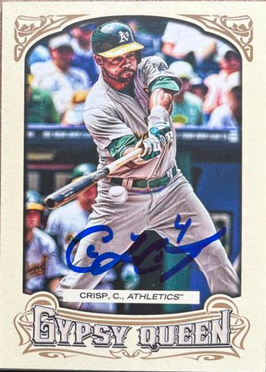 Coco Crisp Signed 2014 Topps Gypsy Queen Baseball Card - Oakland A's