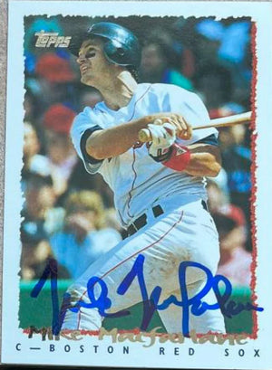 Mike MacFarlane Signed 1995 Topps Traded & Rookies Baseball Card - Boston Red Sox