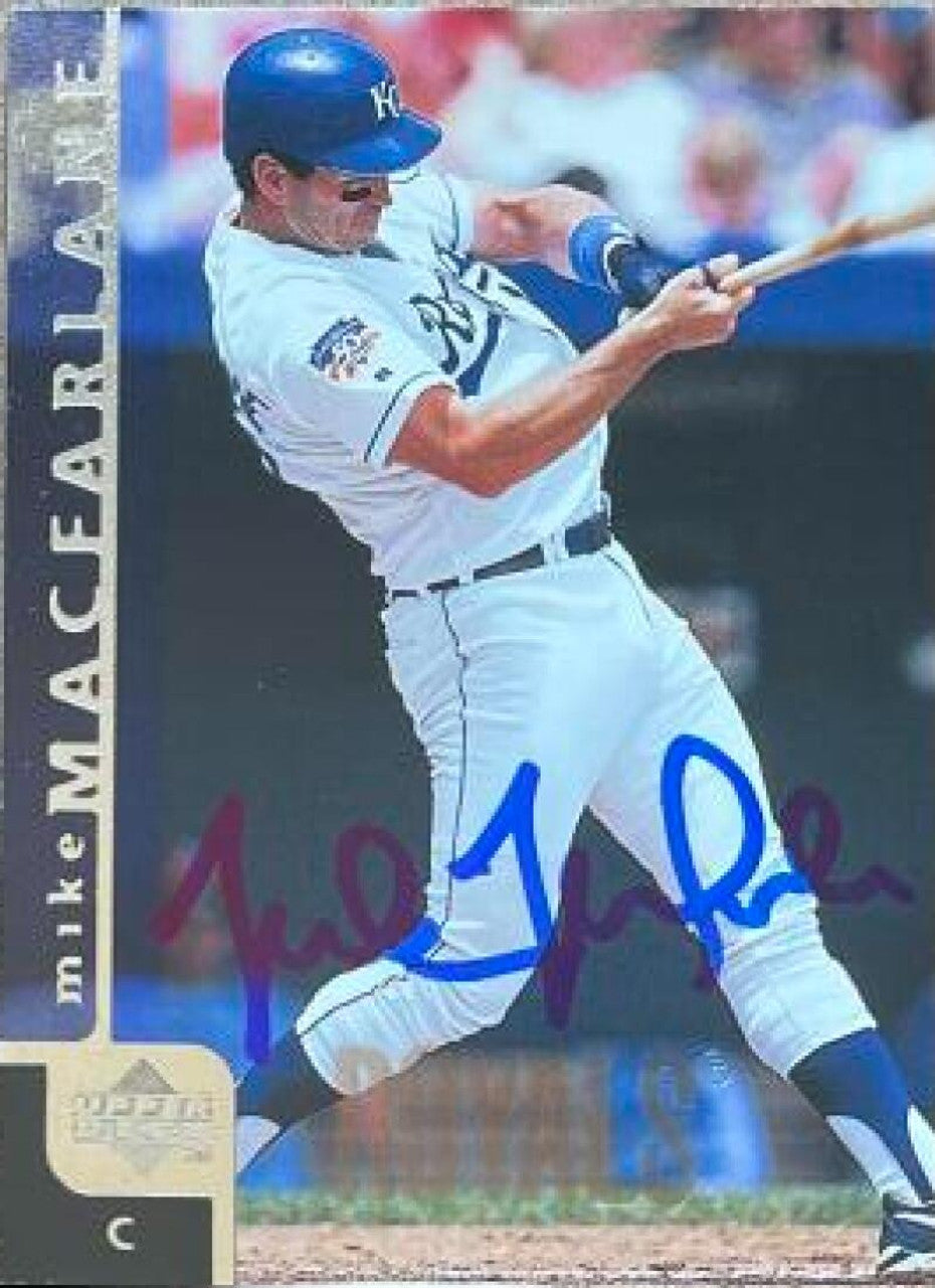 Mike MacFarlane Signed 1998 Upper Deck Baseball Card - Kansas City Royals