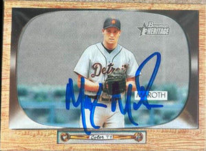 Mike Maroth Signed 2004 Bowman Heritage Baseball Card - Detroit Tigers