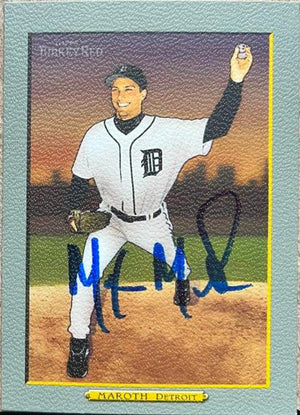 Mike Maroth Signed 2006 Topps Turkey Red Baseball Card - Detroit Tigers