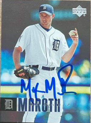 Mike Maroth Signed 2006 Upper Deck Baseball Card - Detroit Tigers