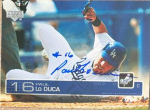 Paul Lo Duca Signed 2003 Upper Deck Baseball Card - Los Angeles Dodgers