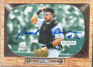 Paul Lo Duca Signed 2004 Bowman Heritage Baseball Card - Los Angeles Dodgers