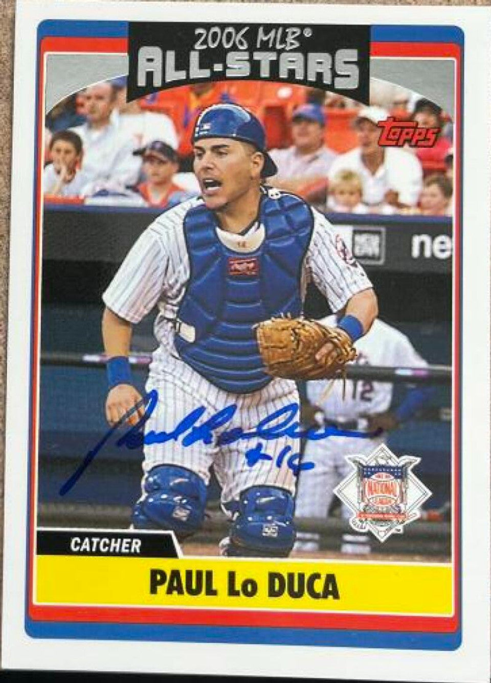 Paul Lo Duca Signed 2006 Topps Updates & Highlights Baseball Card - New York Mets #UH234