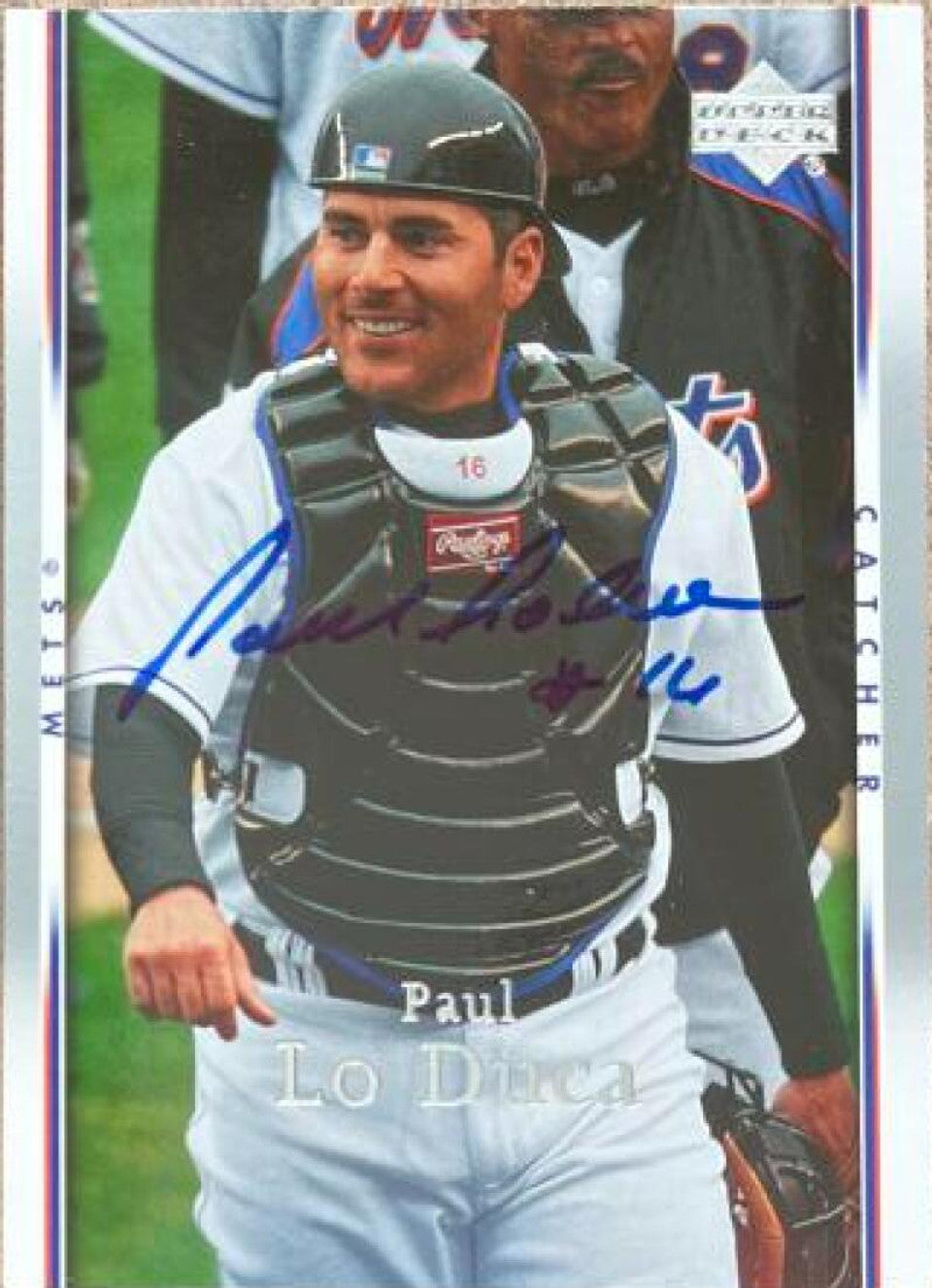 Paul Lo Duca Signed 2007 Upper Deck Baseball Card - New York Mets