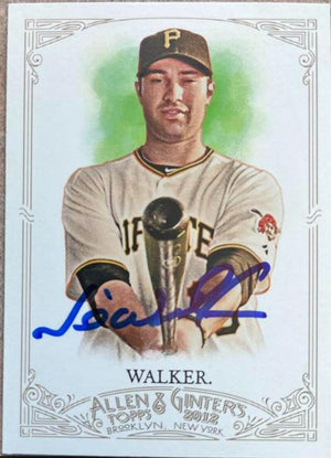 Neil Walker Signed 2012 Allen & Ginter Baseball Card - Pittsburgh Pirates