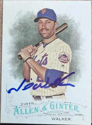 Neil Walker Signed 2016 Allen & Ginter Baseball Card - New York Mets