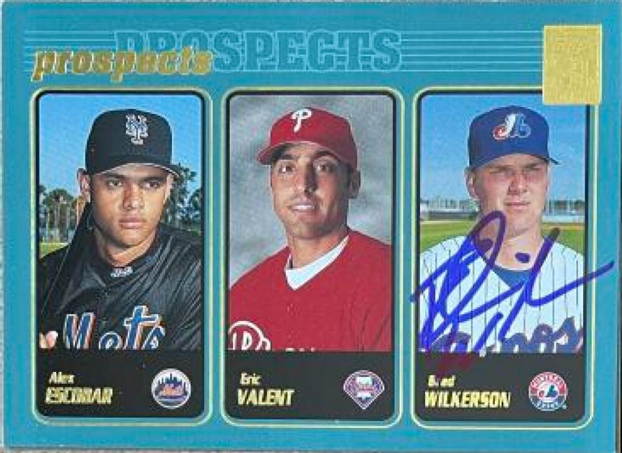 ブラッド・ウィルカーソン サイン入り 2001 Topps ベースボール カード - モントリオール エクスポズ