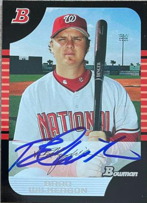 Brad Wilkerson Signed 2005 Bowman Baseball Card - Washington Nationals