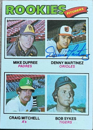 Dennis Martinez Signed 1977 Topps Baseball Card - Baltimore Orioles