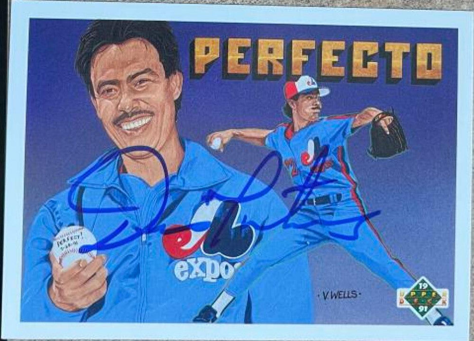 Dennis Martinez Signed 1991 Upper Deck Final Edition Baseball Card - Montreal Expos