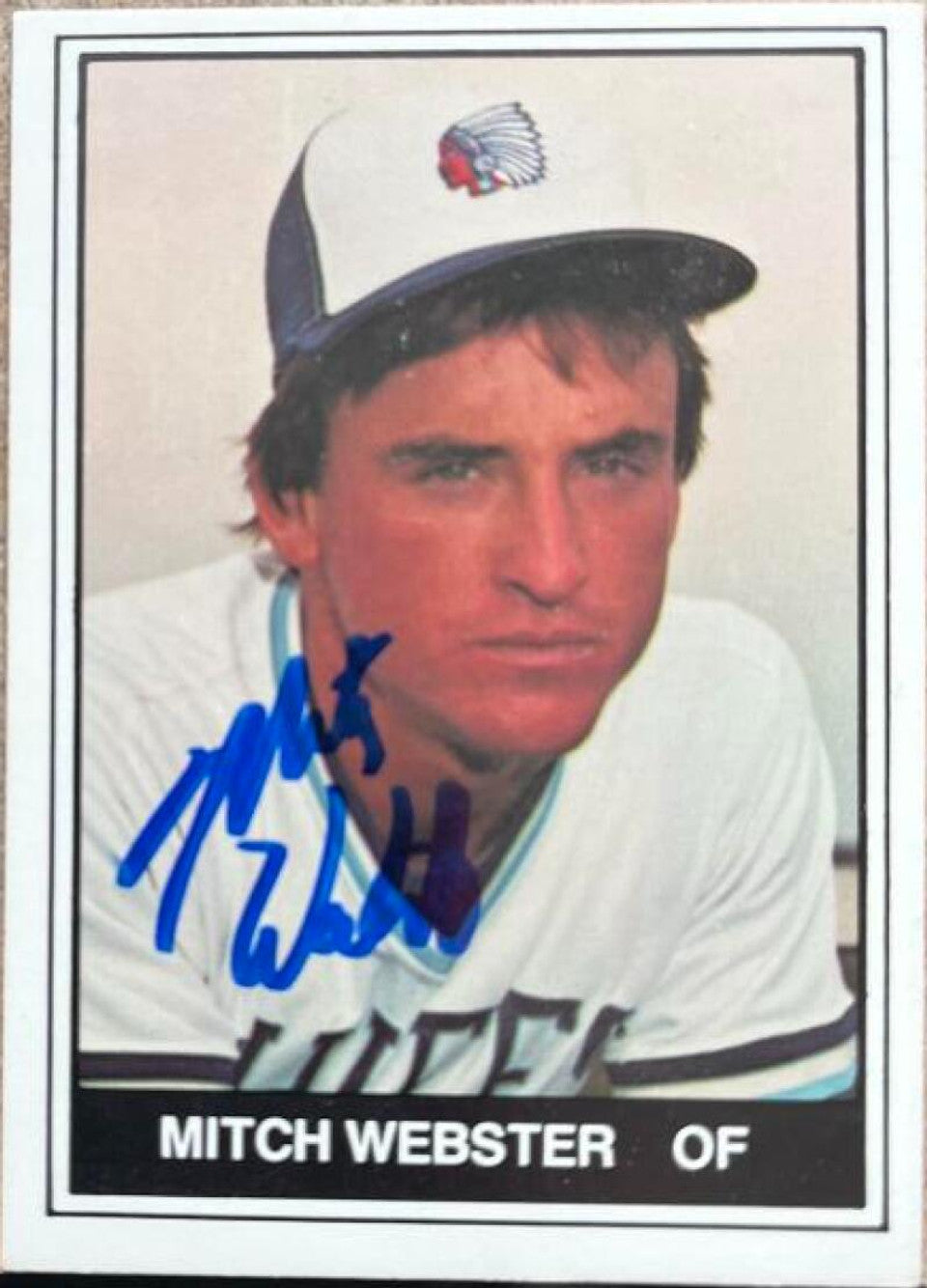 Mitch Webster Signed 1982 TCMA Baseball Card - Syracuse Chiefs