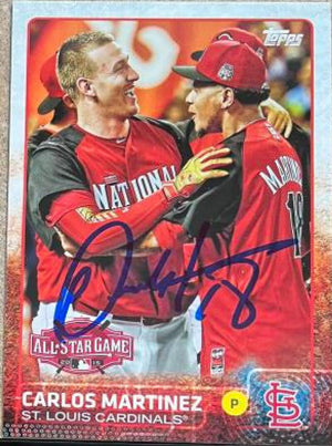 Carlos Martinez Signed 2015 Topps Update Baseball Card - St Louis Cardinals