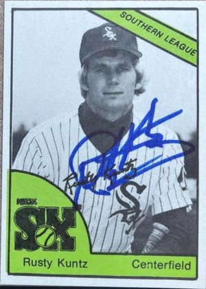 Rusty Kuntz Signed 1978 TCMA Baseball Card - Knoxville Knox Sox