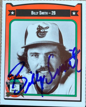 Billy Smith Signed 1991 Crown Baseball Card - Baltimore Orioles