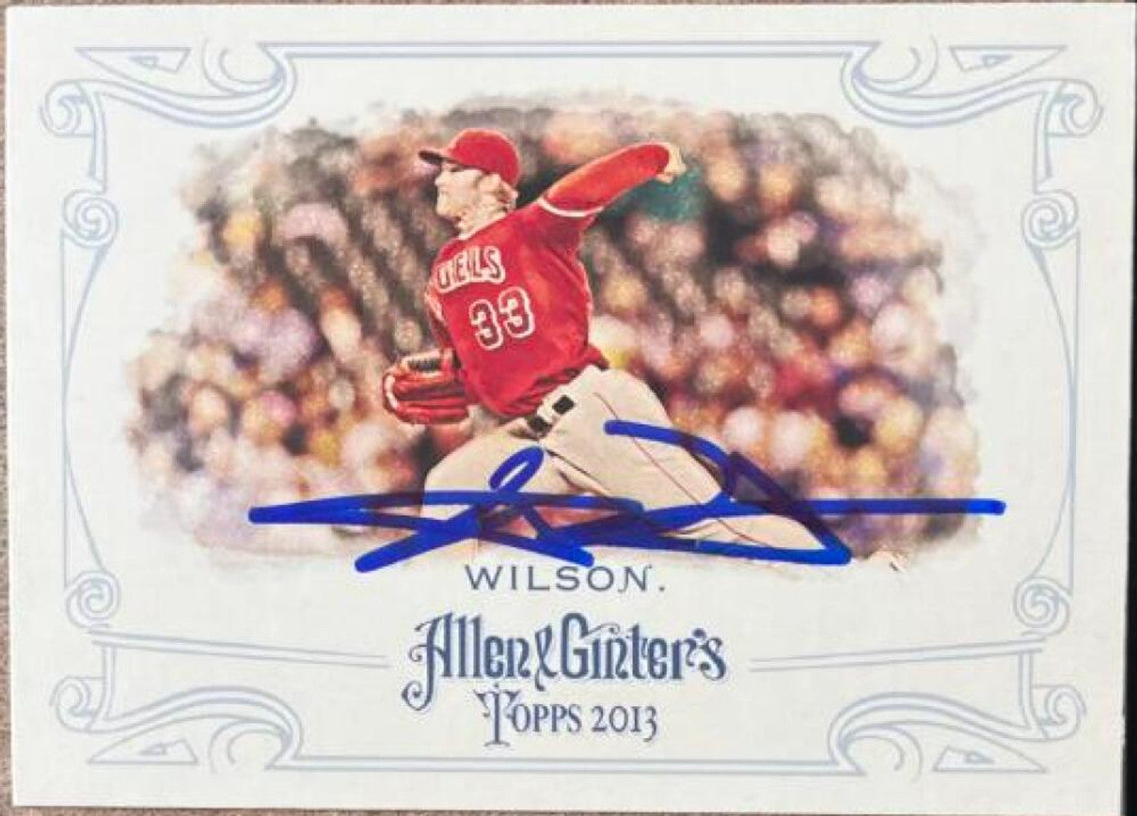 C.J. Wilson Signed 2013 Allen & Ginter Baseball Card - Los Angeles Angels