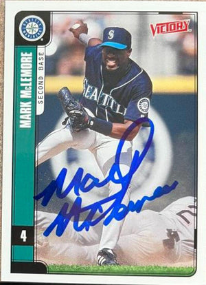 Mark McLemore Signed 2001 Upper Deck Victory Baseball Card - Seattle Mariners