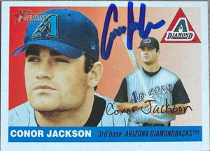 Conor Jackson Signed 2004 Topps Heritage Baseball Card - Arizona Diamondbacks
