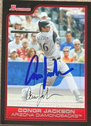 Connor Jackson Signed 2006 Bowman Baseball Card - Arizona Diamondbacks