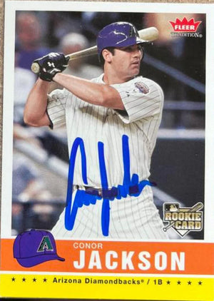 Conor Jackson Signed 2006 Fleer Tradition Baseball Card - Arizona Diamondbacks