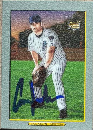 Connor Jackson Signed 2006 Topps Turkey Red Baseball Card - Arizona Diamondbacks