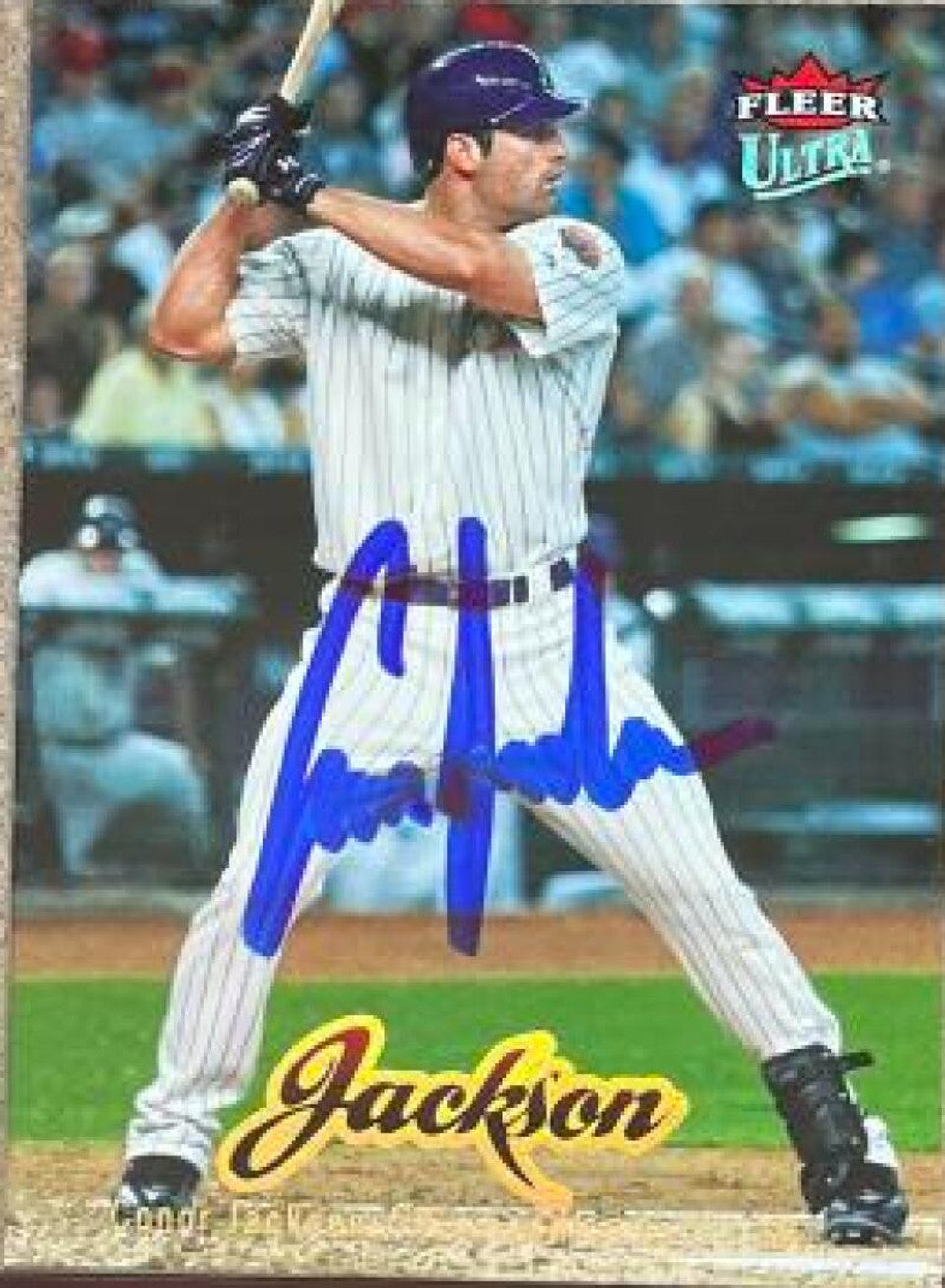 Connor Jackson Signed 2007 Fleer Ultra Baseball Card - Arizona Diamondbacks