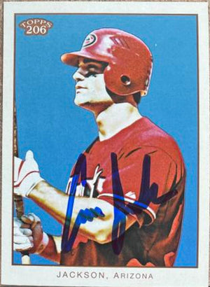 Conor Jackson Signed 2009 Topps 206 Baseball Card - Arizona Diamondbacks