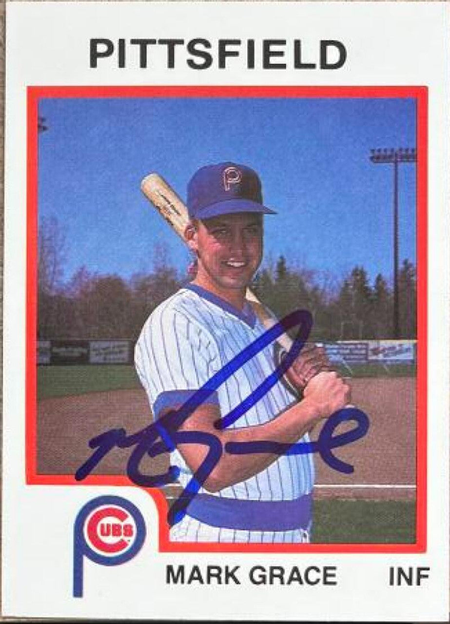 Mark Grace Signed 1987 ProCards Baseball Card - Pittsfield Cubs