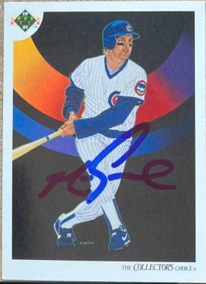 Mark Grace Signed 1991 Upper Deck Baseball Card - Chicago Cubs #99
