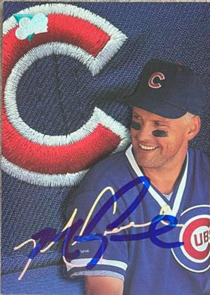Mark Grace Signed 1993 Studio Baseball Card - Chicago Cubs