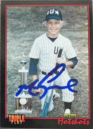 Mark Grace Signed 1993 Triple Play Baseball Card - Chicago Cubs #11