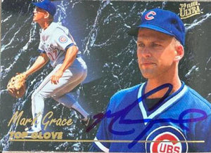 Mark Grace Signed 1993 Fleer Ultra Award Winners Baseball Card - Chicago Cubs