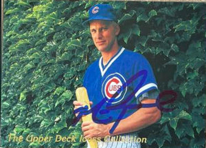 Mark Grace Signed 1993 Upper Deck Iooss Collection Baseball Card - Chicago Cubs