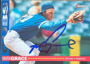 Mark Grace Signed 1994 O-Pee-Chee Baseball Card - Chicago Cubs