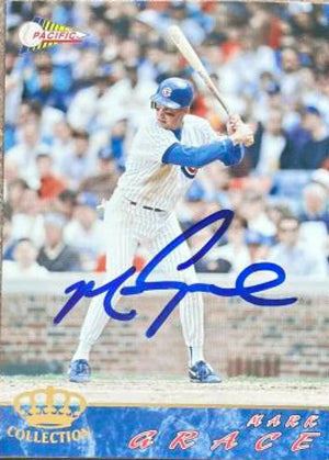 Mark Grace Signed 1994 Pacific Baseball Card - Chicago Cubs