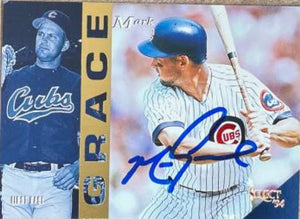 Mark Grace Signed 1994 Score Select Baseball Card - Chicago Cubs