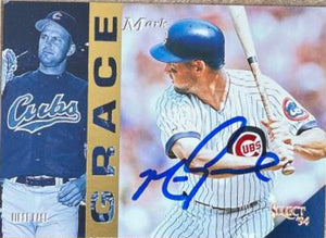 Mark Grace Signed 1994 Score Select Baseball Card - Chicago Cubs