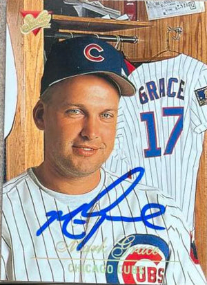 Mark Grace Signed 1994 Studio Baseball Card - Chicago Cubs