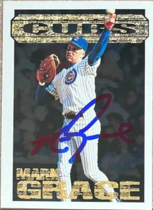 Mark Grace Signed 1994 Topps Black Gold Baseball Card - Chicago Cubs