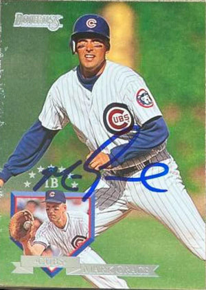 Mark Grace Signed 1995 Donruss Baseball Card - Chicago Cubs