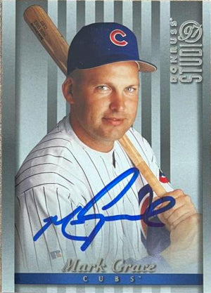 Mark Grace Signed 1997 Studio Baseball Card - Chicago Cubs #97